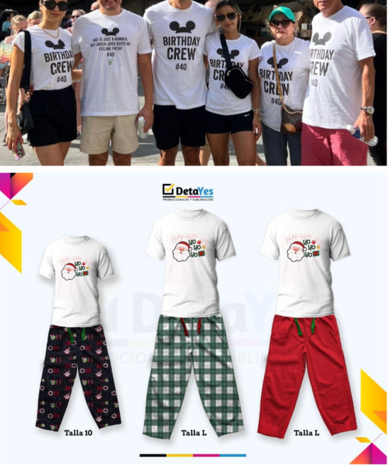Pijamas personalizadas